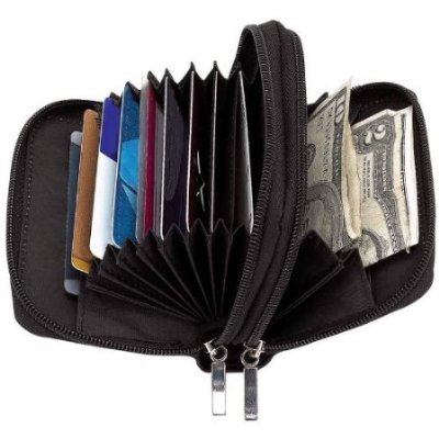 Woman's Women's Leather Wallet ID Credit Cards Cash Coin Holder Case Purse Orgnizer